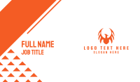 Orange Dragon Wing Business Card Image Preview