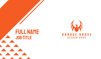 Orange Dragon Wing Business Card Image Preview