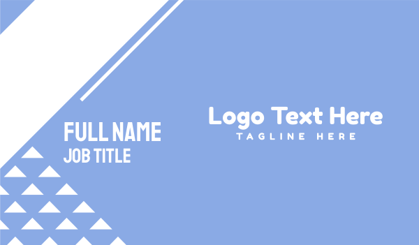 Baby Blue Text Business Card Design Image Preview