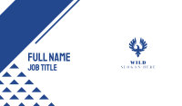 Blue Wild Falcon Business Card Image Preview