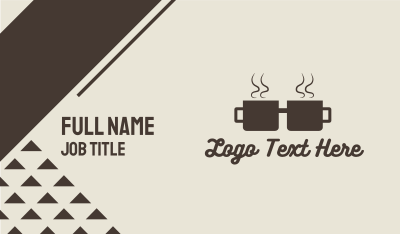 Coffee Cup Geek Business Card Image Preview