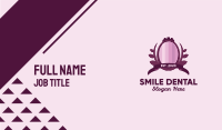 Purple Feminine Mirror  Business Card Image Preview