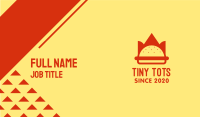 Burger Crown Restaurant   Business Card Design