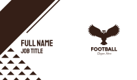Brown Flying Owl Business Card Image Preview