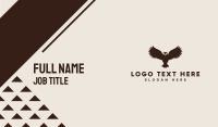 Brown Flying Owl Business Card Preview