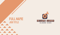 Vintage Record Player Business Card Design