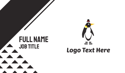 Penguin & Hat Business Card