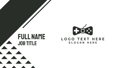 Black Ribbon Gaming Business Card Image Preview