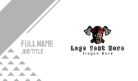 Angry Lumber Man Business Card Image Preview