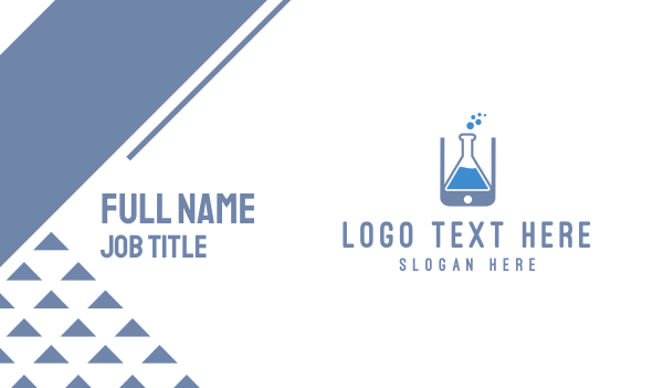 Lab Application Business Card Design Image Preview