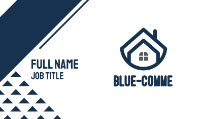 Blue Bowl House Business Card Image Preview
