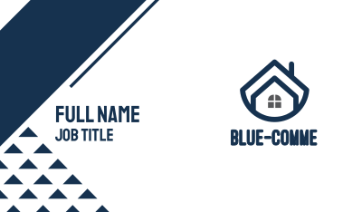 Blue Bowl House Business Card Image Preview