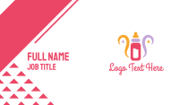 Colorful Feeding Bottle Business Card Image Preview