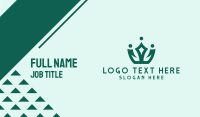 Green Simple Tiara  Business Card Image Preview