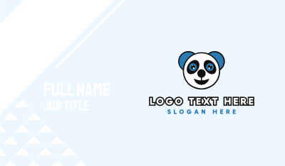 Happy Baby Panda Business Card Image Preview