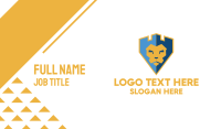 Edgy Lion Castle Business Card Image Preview