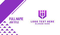Cross Shield Gaming Business Card Image Preview