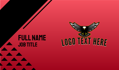 Flying Eagle Gaming Business Card Image Preview