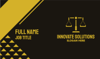 Legal Scales Business Card Image Preview