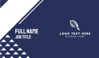 White American Football  Business Card Design