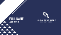 White American Football  Business Card Preview