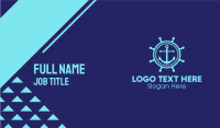 Ship Marine Helm Anchor Business Card Image Preview