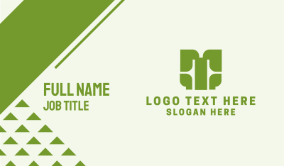 Green T Axe Business Card Image Preview