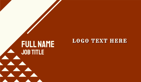Wild West  Business Card Design Image Preview