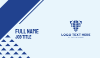 Global Defense Shield Business Card Preview
