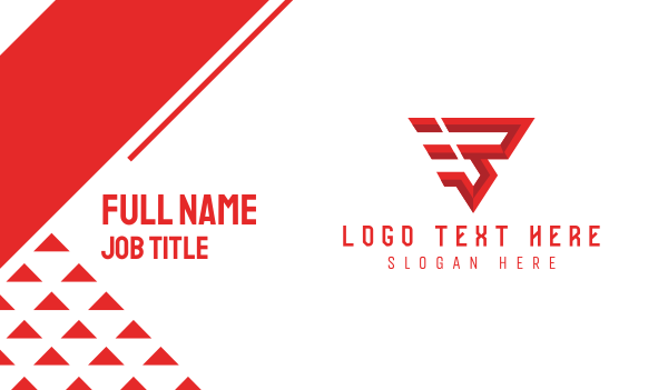 Modern Letter T Gaming Business Card Design Image Preview