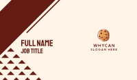 Chocolate Chip Cookie Biscuit Business Card Image Preview