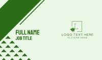 Tropical Green Lettermark Business Card Preview
