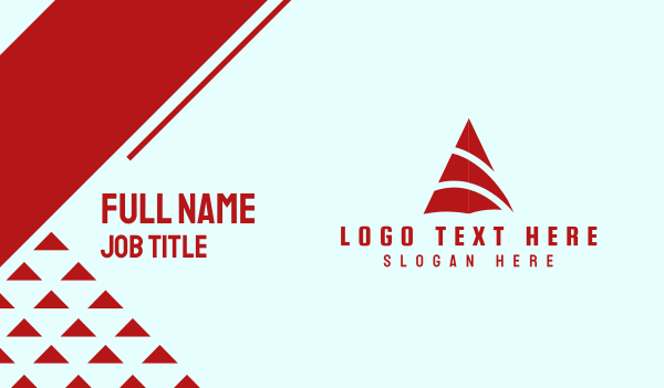 Red Company Letter A  Business Card Design Image Preview