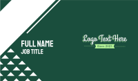 Green Magical Text Business Card Preview