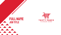 Red Trolley Business Card Design