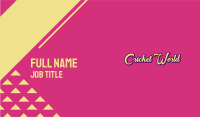 Retro Pop Wordmark Business Card Image Preview