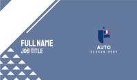 French Letter F Badge Business Card Image Preview