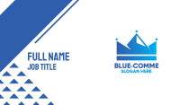 Blue Crown Mountain Business Card Image Preview