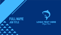 Blue Marine Fish Business Card Design