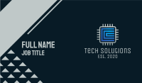 Tech Software Processor Business Card Image Preview