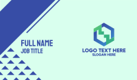 Hexagon Software Connection Business Card Design