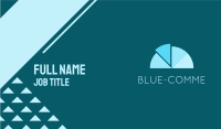 Blue Chart Business Card Image Preview