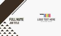 Rainbow Cleaver Knife Business Card Preview