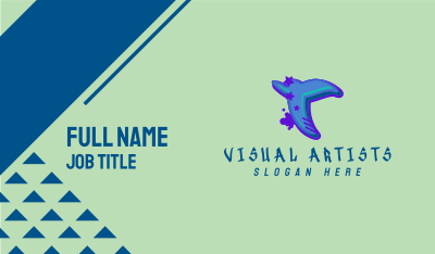Graffiti Star Letter T Business Card Image Preview