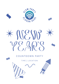 New Year Countdown Party Poster Image Preview