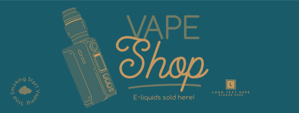 Your Vape Facebook Cover Design Image Preview