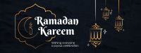 Ramadan Pen Stroke Facebook cover Image Preview