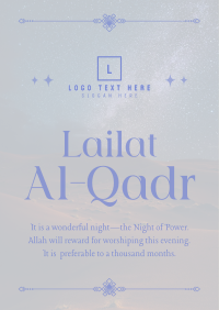 Peaceful Lailat Al-Qadr Poster Image Preview