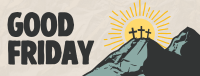 Good Friday Calvary Facebook cover Image Preview