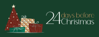 Elegant Christmas Countdown Facebook Cover Design